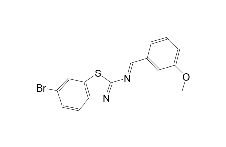 2-benzothiazolamine, 6-bromo-N-[(E)-(3-methoxyphenyl)methylidene]-