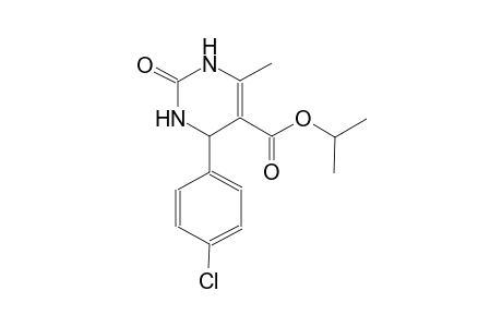 5-pyrimidinecarboxylic acid, 4-(4-chlorophenyl)-1,2,3,4-tetrahydro-6-methyl-2-oxo-, 1-methylethyl ester