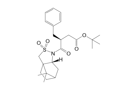 N-[2'-(S)-(t-Butoxycarbonyl)methyl-3'-phenylpropionyl]-(2R)-bornane-10,2-sultam