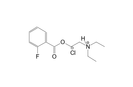 N,N-diethyl-2-[(2-fluorobenzoyl)oxy]ethanaminium chloride