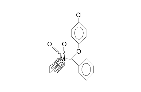 Dicarbonyl-([4-chloro-phenoxy]-phenylcarbene).pi.-cyclopentadienyl manganese