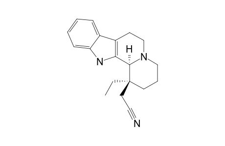 (-)-1-beta-CYANOETHYL-1-LPHA-ETHYL-1,2,3,4,6,7,12,12B-alpha-OCTAHYDROINDOLO-[2,3-A]-QUINOLIZINE