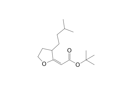 tert-Butyl .alpha.-(3-Isopentyltetrahydrofuran-2-ylidene)acetate