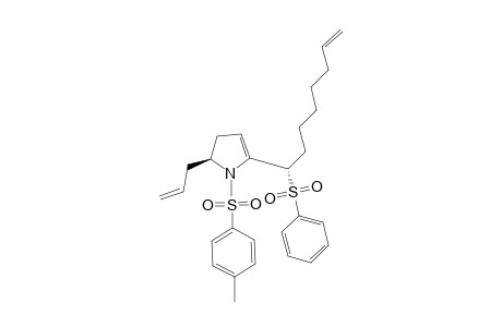 (2S)-1-(4-methylphenyl)sulfonyl-5-[(1S)-1-(phenylsulfonyl)oct-7-enyl]-2-prop-2-enyl-2,3-dihydropyrrole