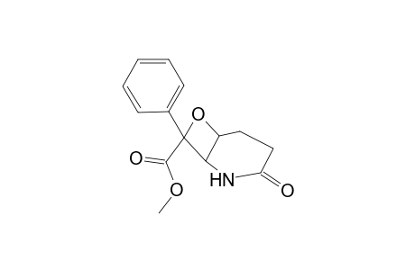 (1RS,6SR,8RS)-2-Aza-8-methoxycarbonyl-7-oxa-8-phenylbicyclo[4.2.0]octan-3-one