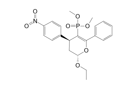 5-(DIMETHOXYPHOSPHORYL)-2-ETHOXY-3,4-DIHYDRO-4-(4-NITROPHENYL)-6-PHENYL-2H-PYRAN;TRANS-ISOMER