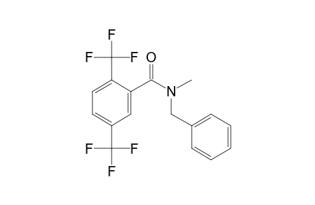 Benzamide, 2,5-bis(trifluoromethyl)-N-benzyl-N-methyl-