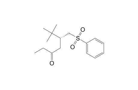 (R)-(2-tert-Butyl-4-oxohex-1-yl)phenylsulfone