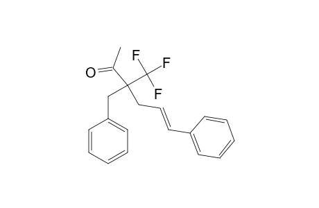 (E)-3-BENZYL-3-(TRIFLUOROMETHYL)-6-PHENYLHEX-5-EN-2-ONE
