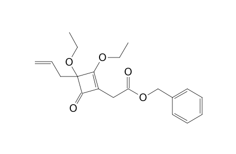 Benzyl [2,3-diethoxy-4-oxo-3-(2-propenyl)-1-cyclobutenyl]acetate