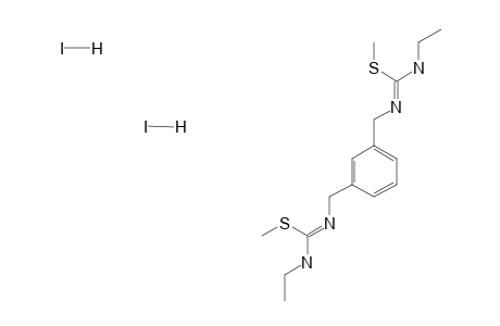 ethyl-[N-[3-[[[ethylammonio-(methylthio)methylene]amino]methyl]benzyl]-C-(methylthio)carbonimidoyl]ammonium diiodide