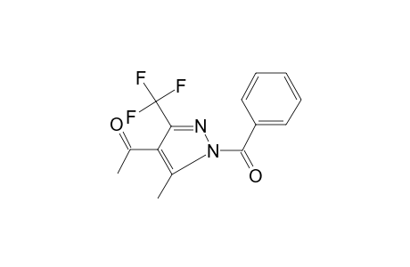 1-[1-benzoyl-5-methyl-3-(trifluoromethyl)-4-pyrazolyl]ethanone
