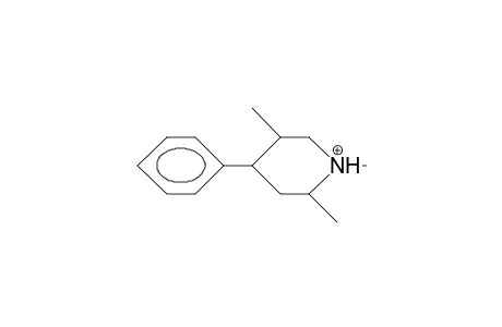 1(eq),2(eq),5(eq)-Trimethyl-4(ax)-phenyl-piperidinium cation