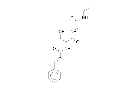 Benzyl 2-([2-(ethylamino)-2-oxoethyl]amino)-1-(hydroxymethyl)-2-oxoethylcarbamate