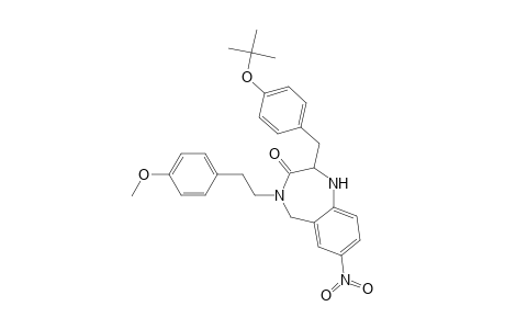 2-(4-tert-Butoxy-benzyl)-4-[2-(4-methoxy-phenyl)-ethyl]-7-nitro-3-oxo-1,2,4,5-tetrahydro-3H-1,4-benzodiazepin-3-one
