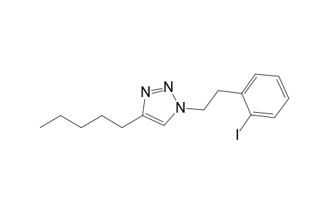 1-[2-(2-Iodophenyl)ethyl]-4-pentyl-1H-1,2,3-triazole