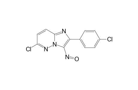 6-Chloro-2-(4-chlorophenyl)-3-nitrosoimidazo[1,2-b]pyridazine