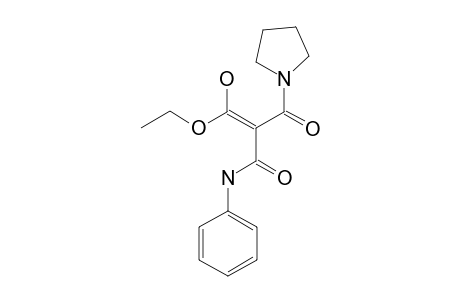 3-Ethoxy-3-hydroxy-N-phenyl-2-(pyrrolidin-1-ylcarbonyl)propenamide
