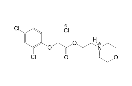 4-(2-{[(2,4-dichlorophenoxy)acetyl]oxy}propyl)morpholin-4-ium chloride