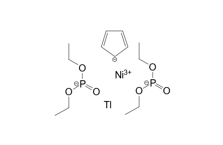 Nickel(III) thallium(I) cyclopenta-2,4-dien-1-ide bis(diethyl phosphite) hydride
