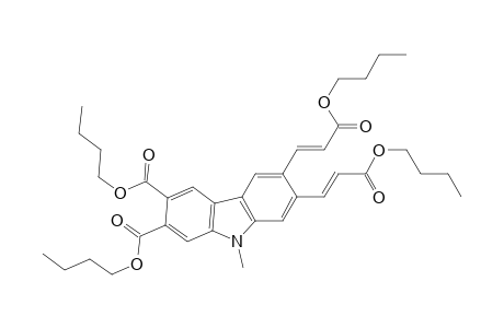 Dibutyl 6,7-bis((E)-3-butoxy-3-oxoprop-1-enyl)-9-methyl-9H-carbazole-2,3-dicarboxylate