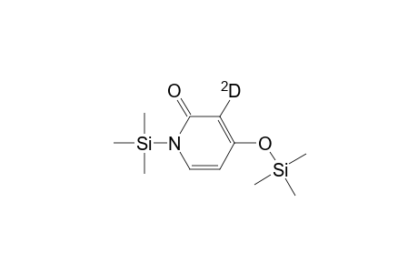 2(1H)-Pyridinone-3-d, 1-(trimethylsilyl)-4-[(trimethylsilyl)oxy]-