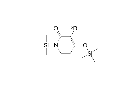 2(1H)-Pyridinone-3-d, 1-(trimethylsilyl)-4-[(trimethylsilyl)oxy]-