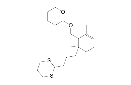 1,3-Dithiane, 2-[3-[1,3-dimethyl-2-[[(tetrahydro-2H-pyran-2-yl)oxy]methyl]-3-cyclohexen-1-yl]propyl]-, [1S-(1.alpha.,2.alpha.)]-