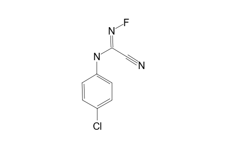 N-PARA-CHLORPHENYL-1-CYANO-N'-FLUOROFORMAMIDINE
