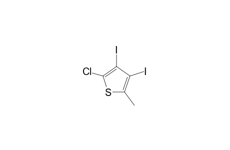 2-Chloro-3,4-diiodo-5-methylthiophene