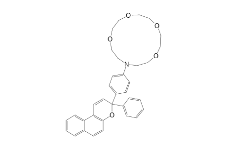 13-[4'-(3"-Phenyl-3H-benzo[f]chromen-3"-yl)phenyl]-1-,4,7,10-tetraoxa-13-azacyclopentadecane