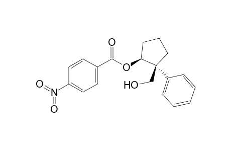 cis-1-Hydroxymethyl-1-phenylcyclopent-2-yl 4'-nitrobenzoate