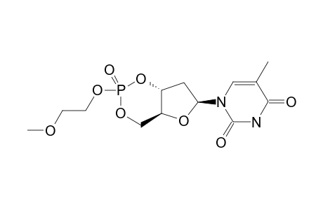 CIS-THYMIDINE-3',5'-CYCLIC-2-METHOXYETHYL-PHOSPHATE