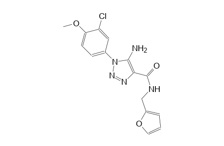 1H-1,2,3-triazole-4-carboxamide, 5-amino-1-(3-chloro-4-methoxyphenyl)-N-(2-furanylmethyl)-