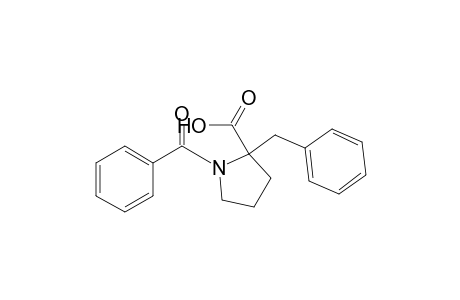 Proline, 1-benzoyl-2-(phenylmethyl)-