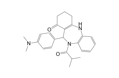 1H-dibenzo[b,e][1,4]diazepin-1-one, 11-[4-(dimethylamino)phenyl]-2,3,4,5,10,11-hexahydro-10-(2-methyl-1-oxopropyl)-