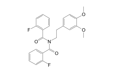 Benzamide, 2-fluoro-N-(2-fluorobenzoyl)-N-(3,4-dimethoxyphenethyl)-