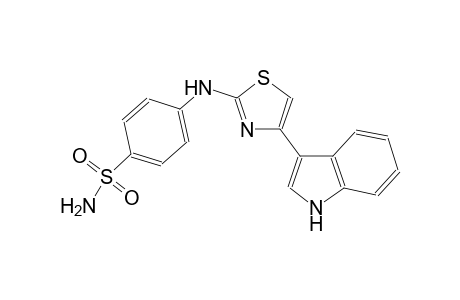 4-{[4-(1H-indol-3-yl)-1,3-thiazol-2-yl]amino}benzenesulfonamide
