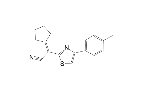 Cyclopentylidene-(4-p-tolyl-thiazol-2-yl)-acetonitrile