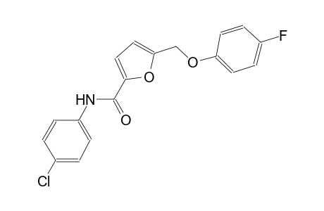 N-(4-chlorophenyl)-5-[(4-fluorophenoxy)methyl]-2-furamide