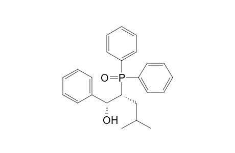 Benzenemethanol, .alpha.-[1-(diphenylphosphinyl)-3-methylbutyl]-, (R*,R*)-(.+-.)-