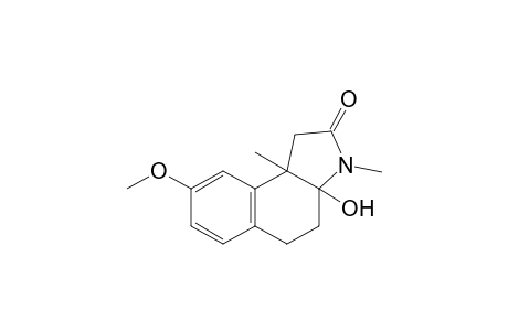 3,9b-dimethyl-3a-hydroxy-8-methoxy-3a,4,5,9b-tetrahydrobenz[e]indolin-2-one
