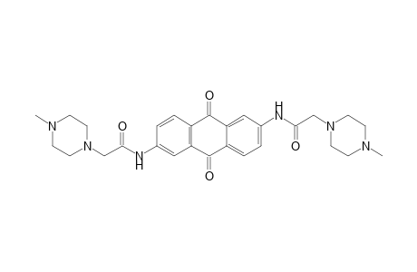 2-(4-Methyl-1-piperazinyl)-N-[6-[[2-(4-methyl-1-piperazinyl)-1-oxoethyl]amino]-9,10-dioxo-2-anthracenyl]acetamide