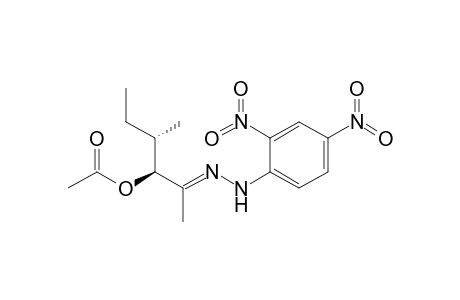 (3S,4S)-3-Acetoxy-4-methylhexan-2-one 2,4-dinitrophenylhydrazone