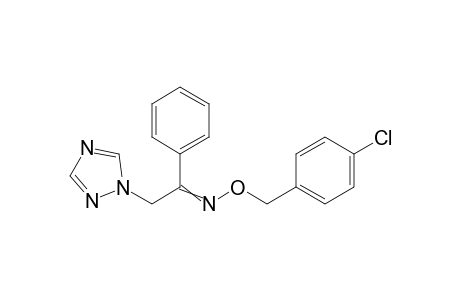 Ethanone, 1-phenyl-2-(1H-1,2,4-triazol-1-yl)-, O-[(4-chlorophenyl)methyl]oxime