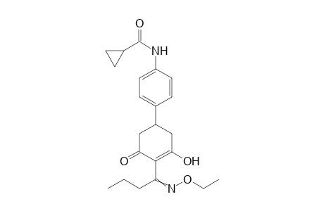 Cyclopropanecarboxamide, N-[4-[4-[1-(ethoxyimino)butyl]-3-hydroxy-5-oxo-3-cyclohexen-1-yl]phenyl]-