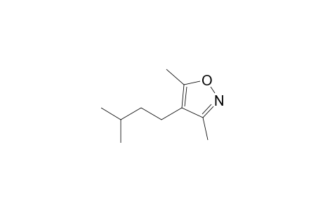 3,5-Dimethyl-4-(3-methylbutyl)-1,2-oxazole