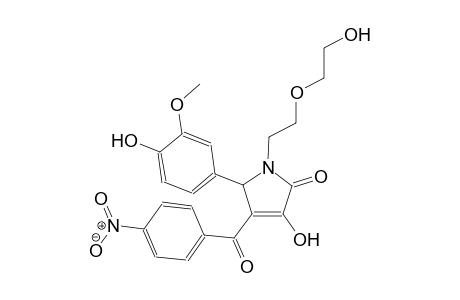 3-hydroxy-1-[2-(2-hydroxyethoxy)ethyl]-5-(4-hydroxy-3-methoxyphenyl)-4-(4-nitrobenzoyl)-1,5-dihydro-2H-pyrrol-2-one