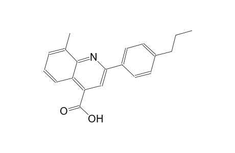 8-methyl-2-(4-propylphenyl)-4-quinolinecarboxylic acid