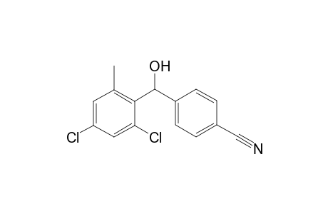 4-((2,4-dichloro-6-methylphenyl)(hydroxy)methyl)benzonitrile